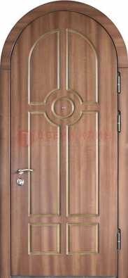 Арочная дверь с отделкой массивом ДА-35 в Мытищах