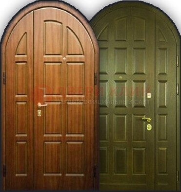Металлическая арочная дверь ДА-6 для учебного заведения в Мытищах