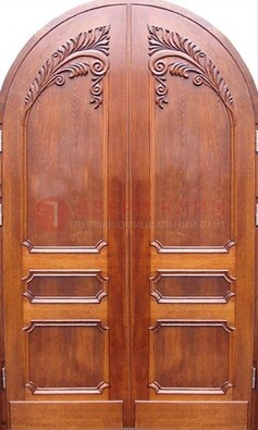 Металлическая арочная дверь ДА-9 в салон красоты в Мытищах