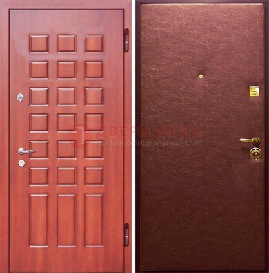 Входная дверь с МДФ и винилискожей ДМ-178 для офиса в Ногинске