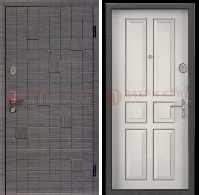Cтальная дверь в квартиру с МДФ ДМ-488 в Мытищах