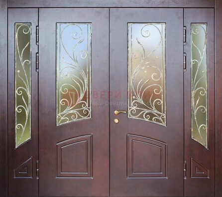 Парадная дверь ДПР-58 с остеклением в Мытищах