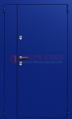 Синяя тамбурная дверь ДТМ-23 в Ногинске