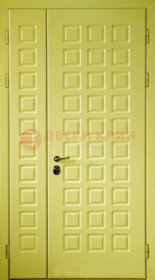 Салатовая тамбурная дверь ДТМ-28 в Мытищах