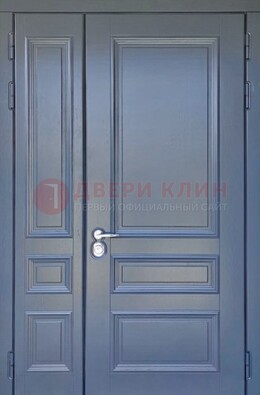 Темно-серая железная дверь с виноритом ДВТ-242 в Мытищах