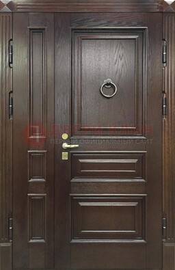 Полуторная металлическая дверь с виноритом ДВТ-253 в Павловском Посаде
