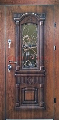 Входная дверь Дверь с виноритом снаружи и МДФ внутри ДВТ-73 в Талдоме